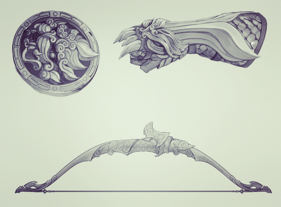 成材,质地坚硬如钢铁;鲛人则会使用鱼骨和深海的玉质矿石来制作武器