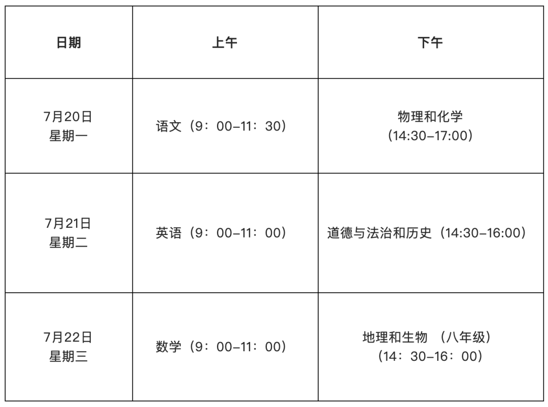 南京中考時間2021具體時間_鹽城中考時間2021具體時間_湖北襄陽中考時間具體