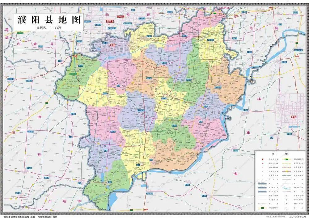 11幅最新版濮阳标准地图发布67台前人可免费下载