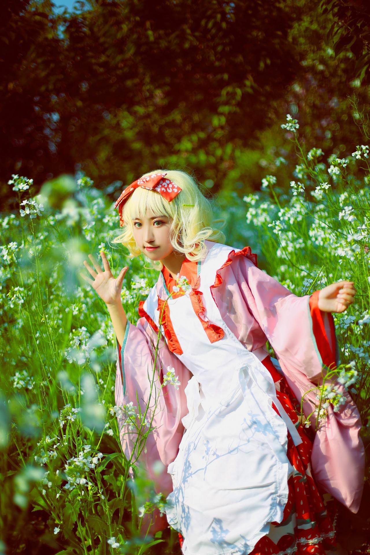 蔷薇少女雏莓大正和服cosplay