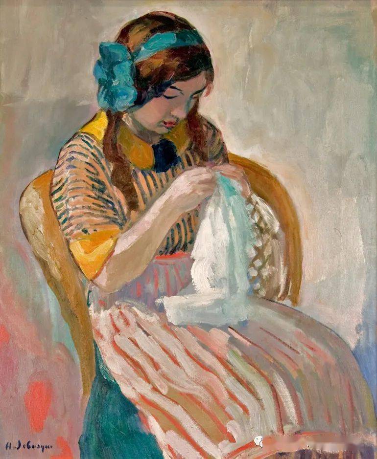 法国著名后印象派画家亨利 · 莱巴斯克(henri lebasque)作品
