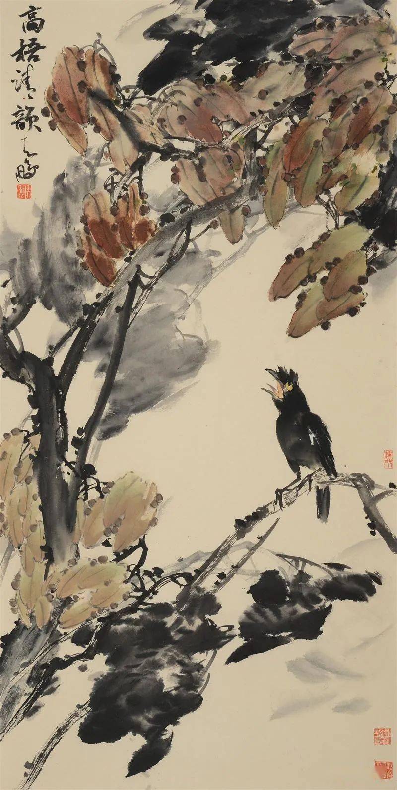 呼唤大写意读陈鹏花鸟画作品