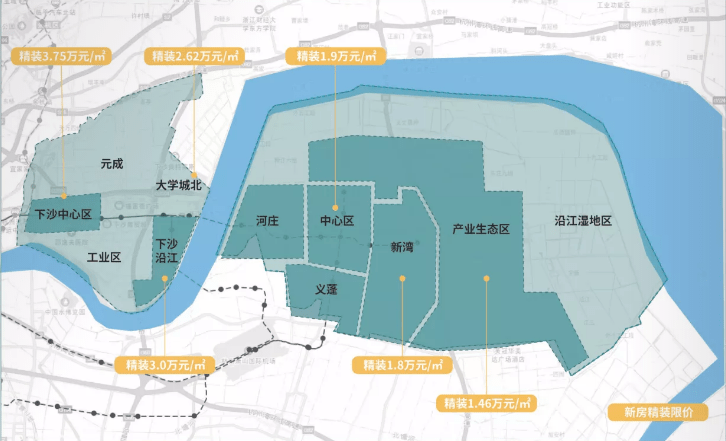杭州钱塘新区地图明细图片