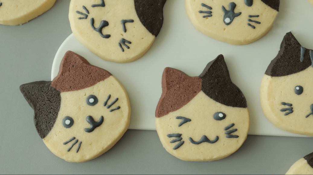 韩国爆红猫头小饼干的做法