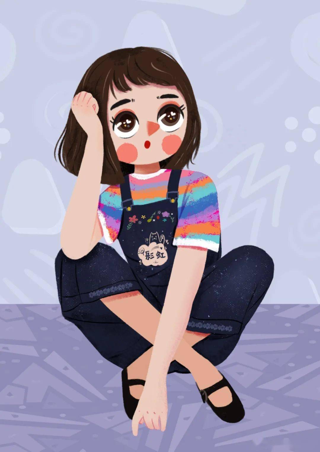 美萌插画时尚穿搭之小姐姐主题插画