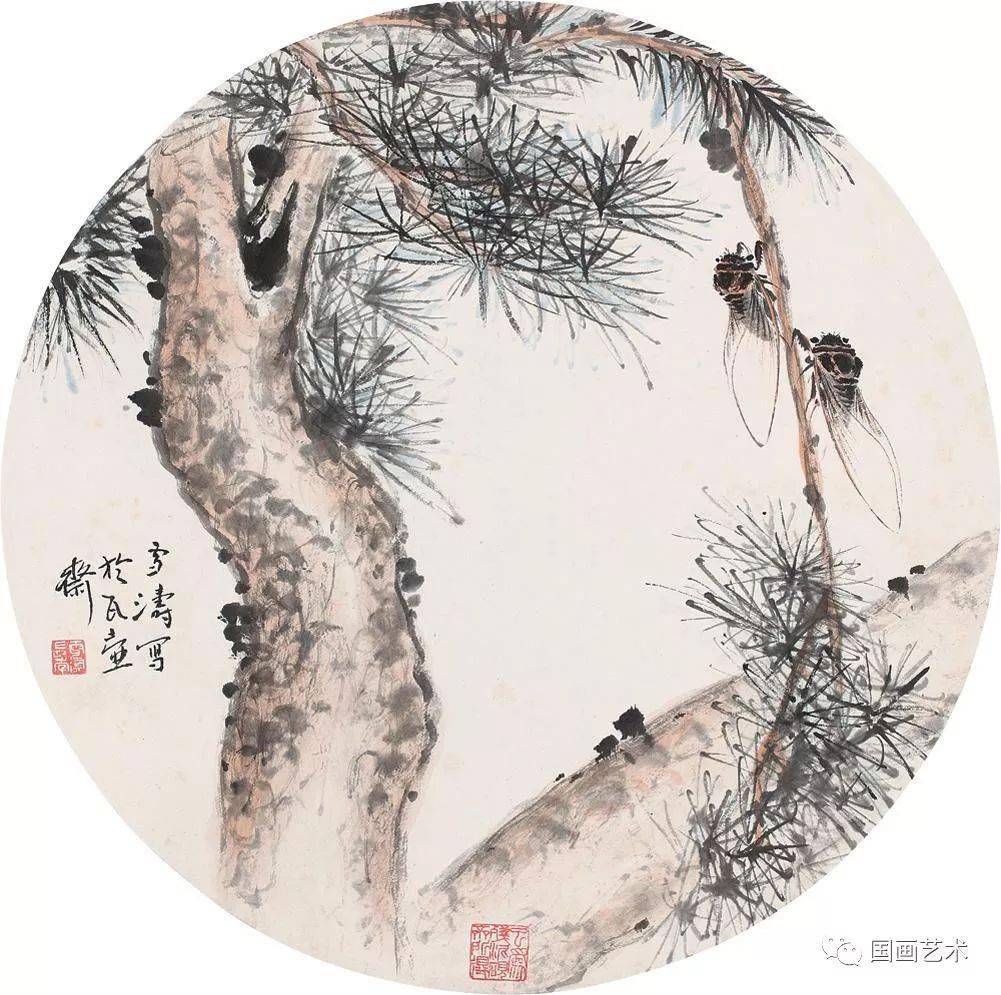 王雪涛大师画昆虫的秘笈蝉