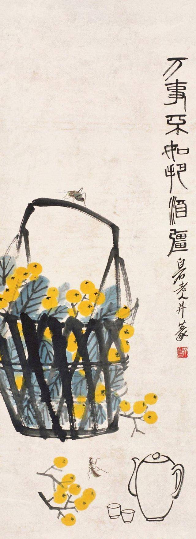 原创齐白石画的草虫生动有趣这是泥土里带来的艺术很接地气