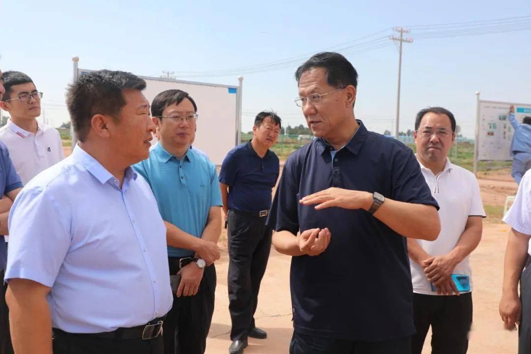 金广军调研部分工业企业运行及项目建设情况