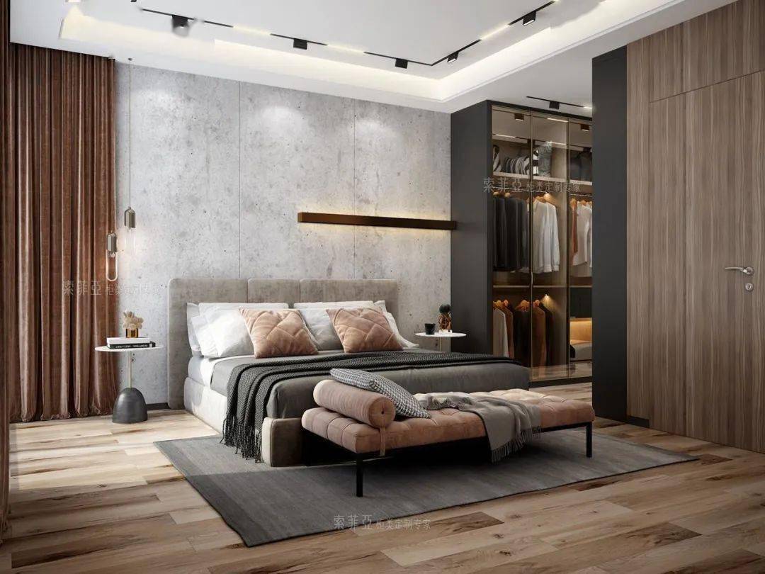 看完这38套轻奢风设计老公立马同意装衣帽间