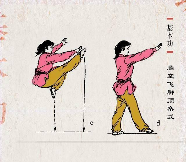 武术基本功-跳跃动作_腾空