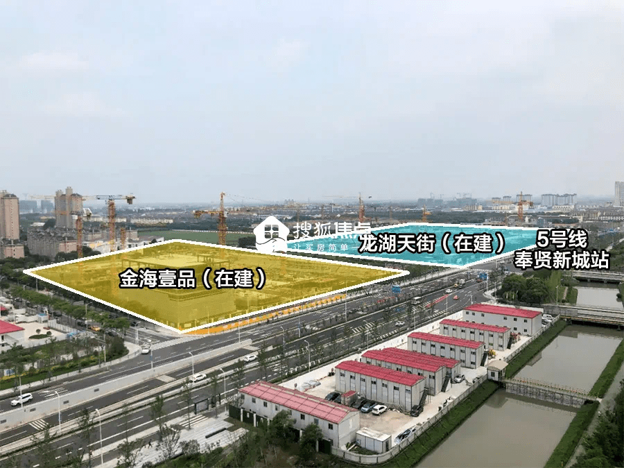 金海壹品紧邻龙湖奉贤天街南桥金茂悦周边目前街景及生活配套丰富程度