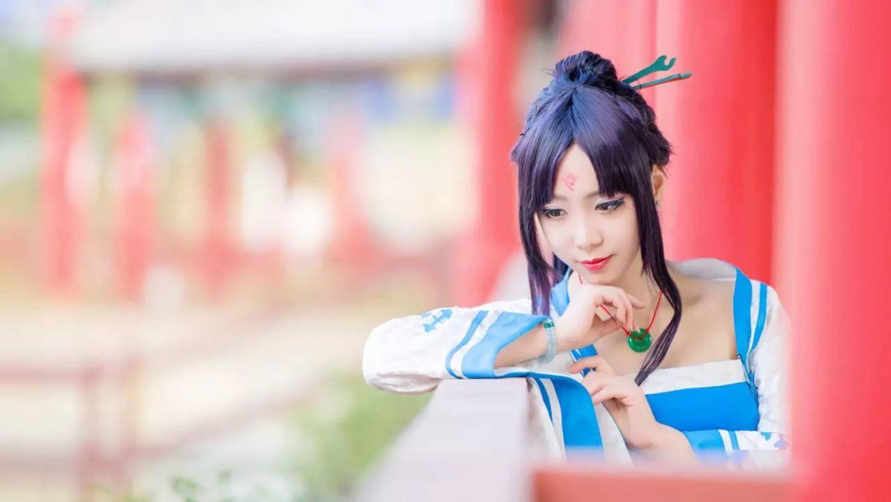 仙剑奇侠传四柳梦璃琼华套cosplay