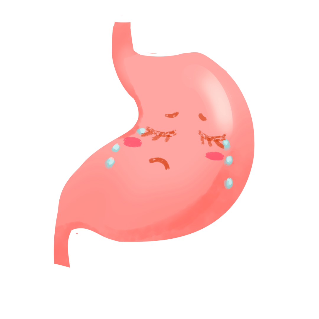 急性肠胃炎卡通图图片