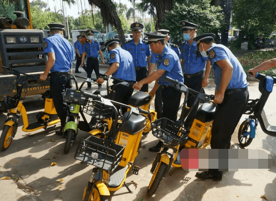 注意南寧街頭的美團共享電單車被責令停業整頓無法掃碼開鎖了