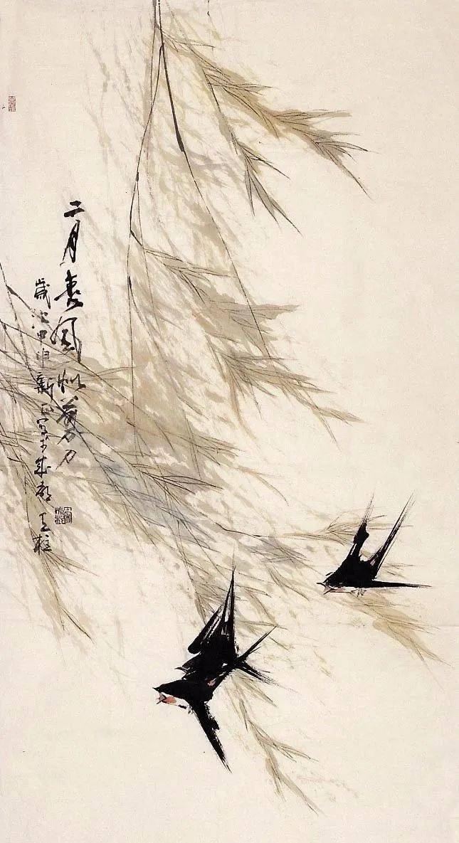 一组极简水墨画意境不凡