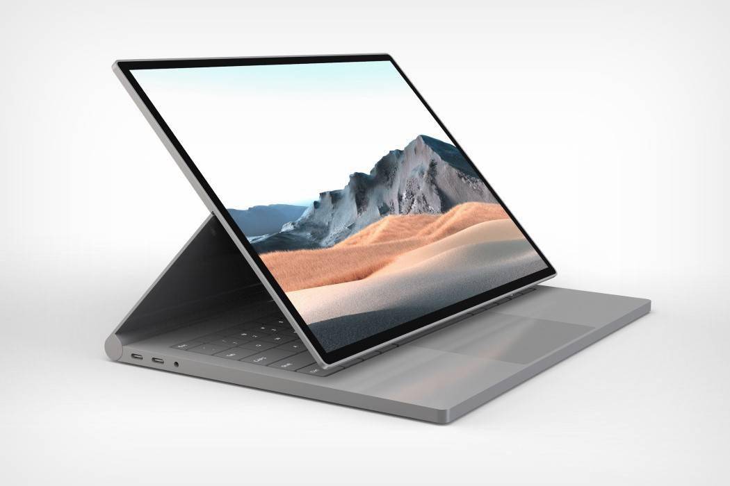 yanko公司为surface book 4设想了新的设计