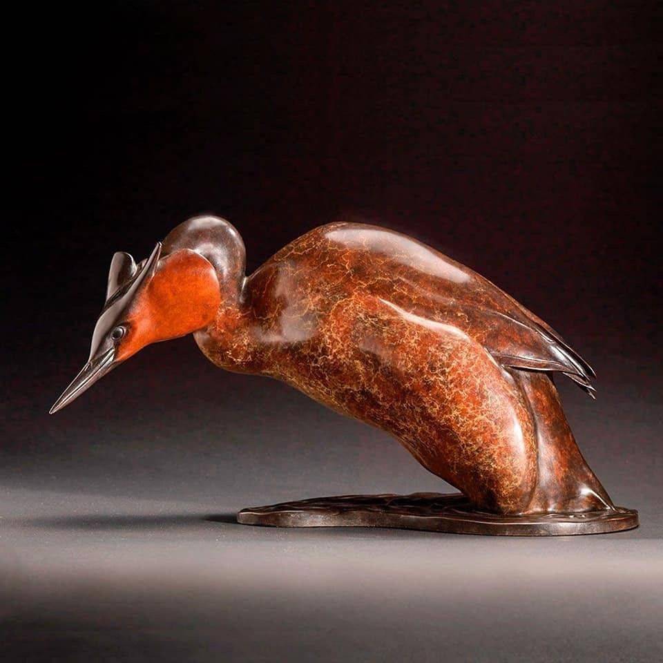 西方雕塑艺术家雕塑出来的动物非常生动活灵活现