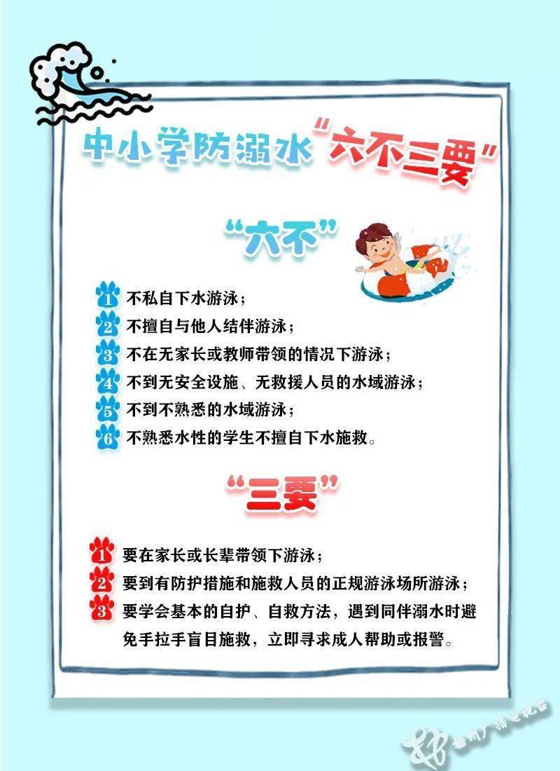 这份防溺水小知识,请查收!