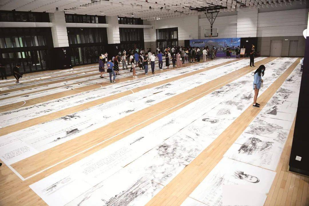 长长长长长!这幅百米长画破世界纪录