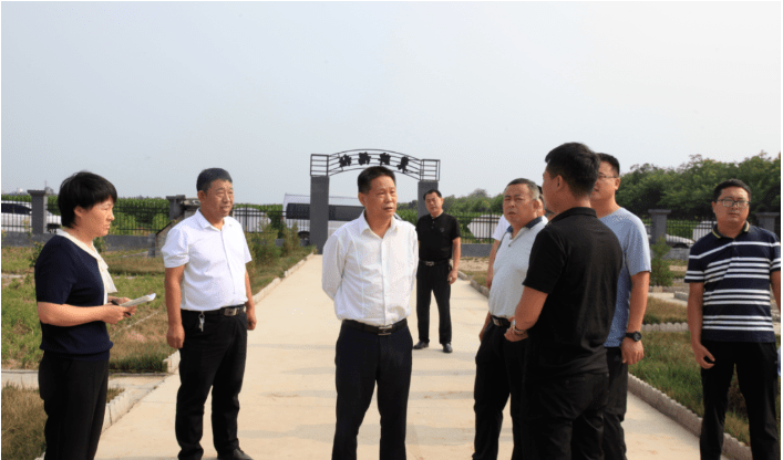 韩明智专题调研殡葬改革工作