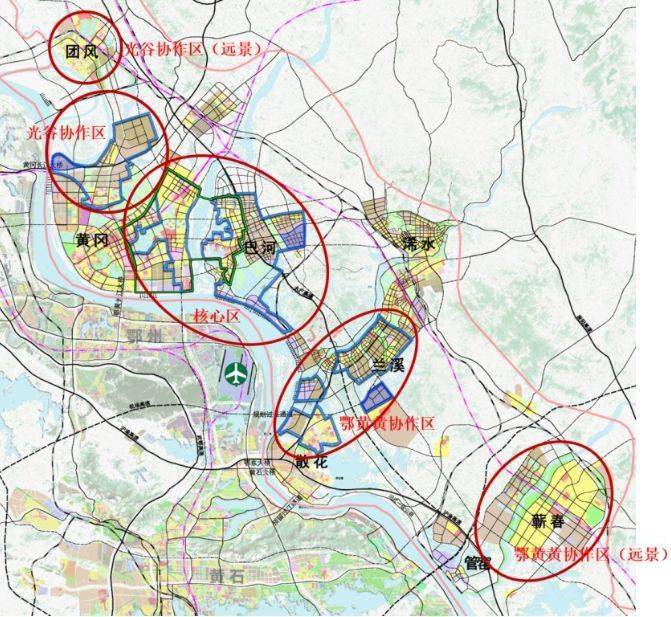 黄冈临空经济区规划图图片