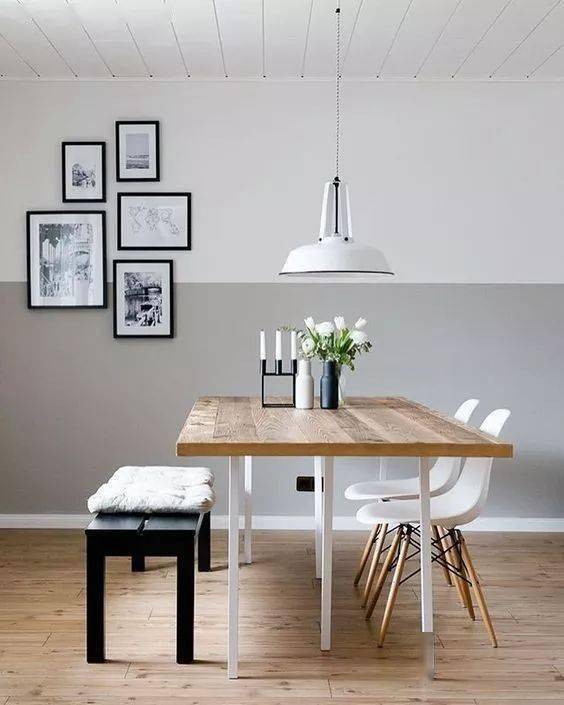 67居巧分享双拼色墙面太美了房子一定要有格调