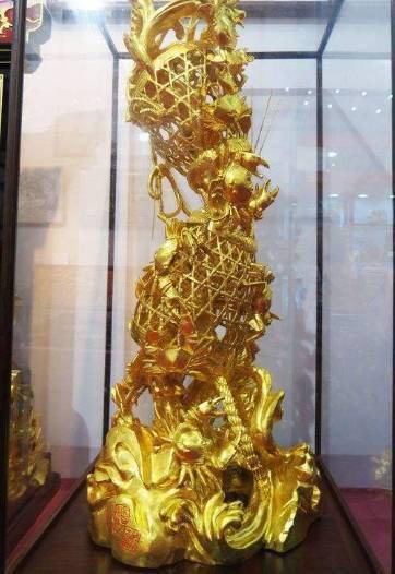 技惊天下的潮州木雕虾蟹篓你知道它代表的寓意吗