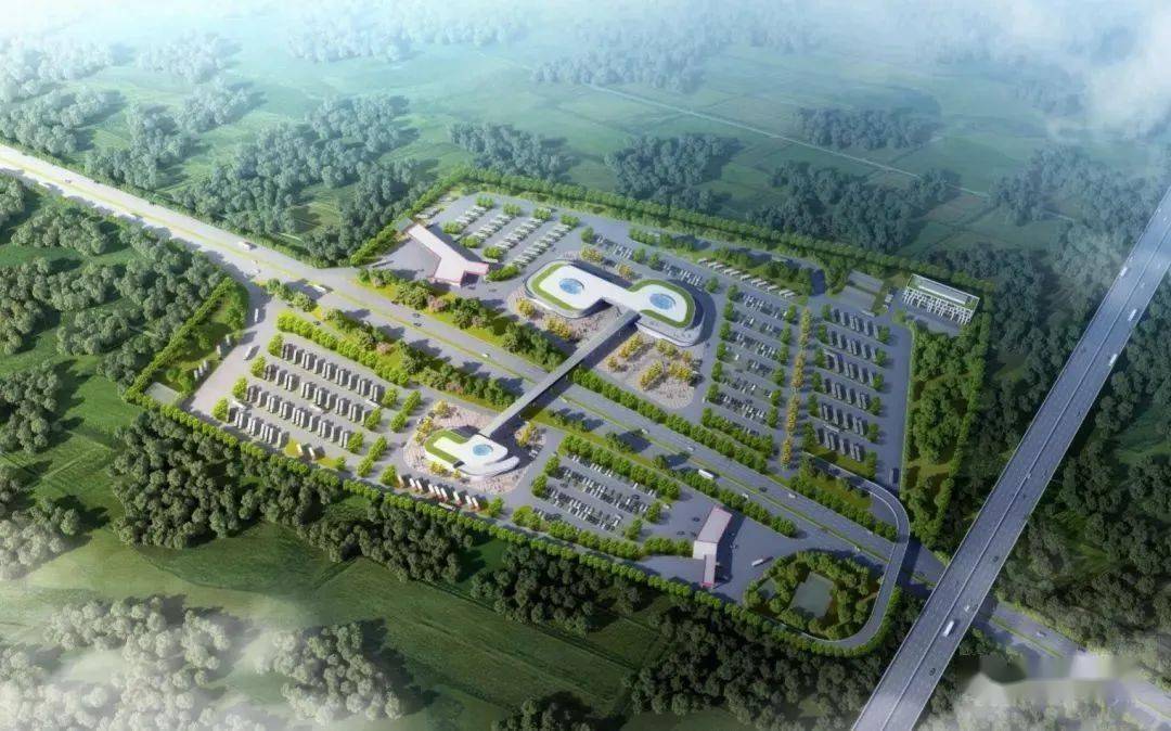 远期规划七里岗服务区改(扩)建项目建设地点位于福银高速乐温路段k587