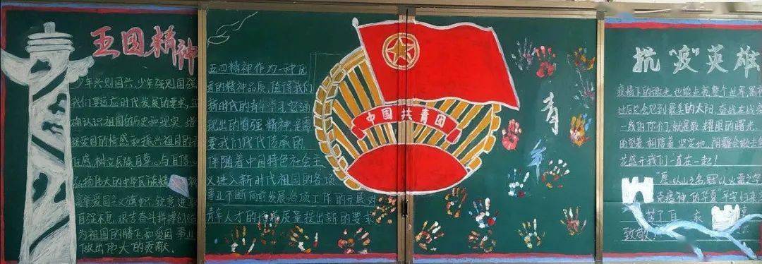 的辩论赛在黑板上描绘最美青春的板报展"十佳优秀学生"评选展示这一年