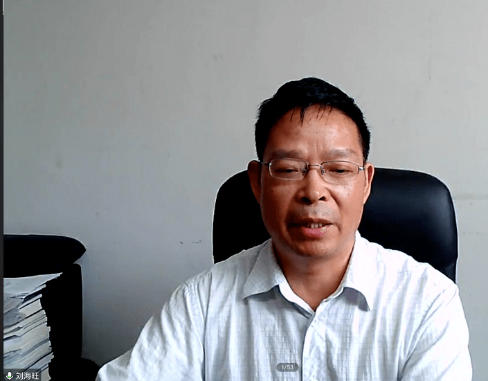 河南省文物考古研究院院长刘海旺发表讲话