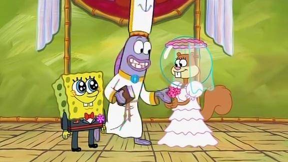 珊迪结婚图片
