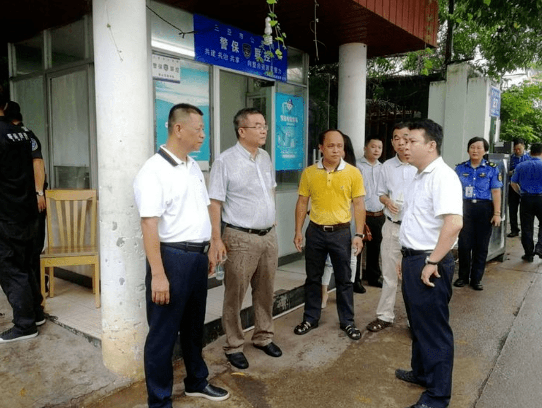 市政协秘书长林涛巡查指导天涯区南海社区文明城市创建工作