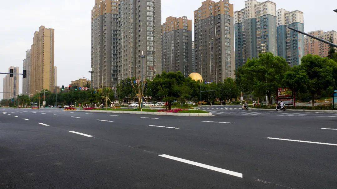 焕然一新索河路荥泽大道彰显荥阳颜值和气质