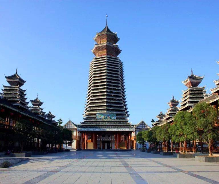 黎平侗乡,探寻和谐之源_鼓楼