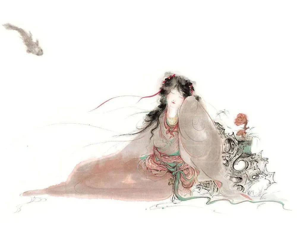 这是什么神仙画技!她绘出新水墨中国风,灵动笔法惊艳世人