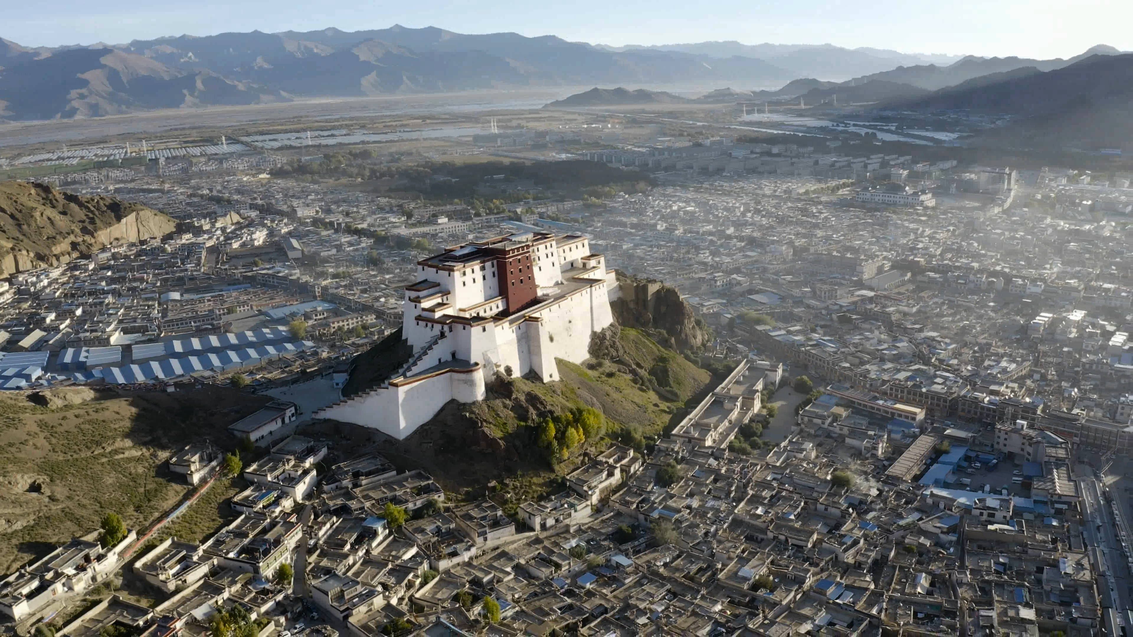 西藏扎什伦布寺震撼航拍