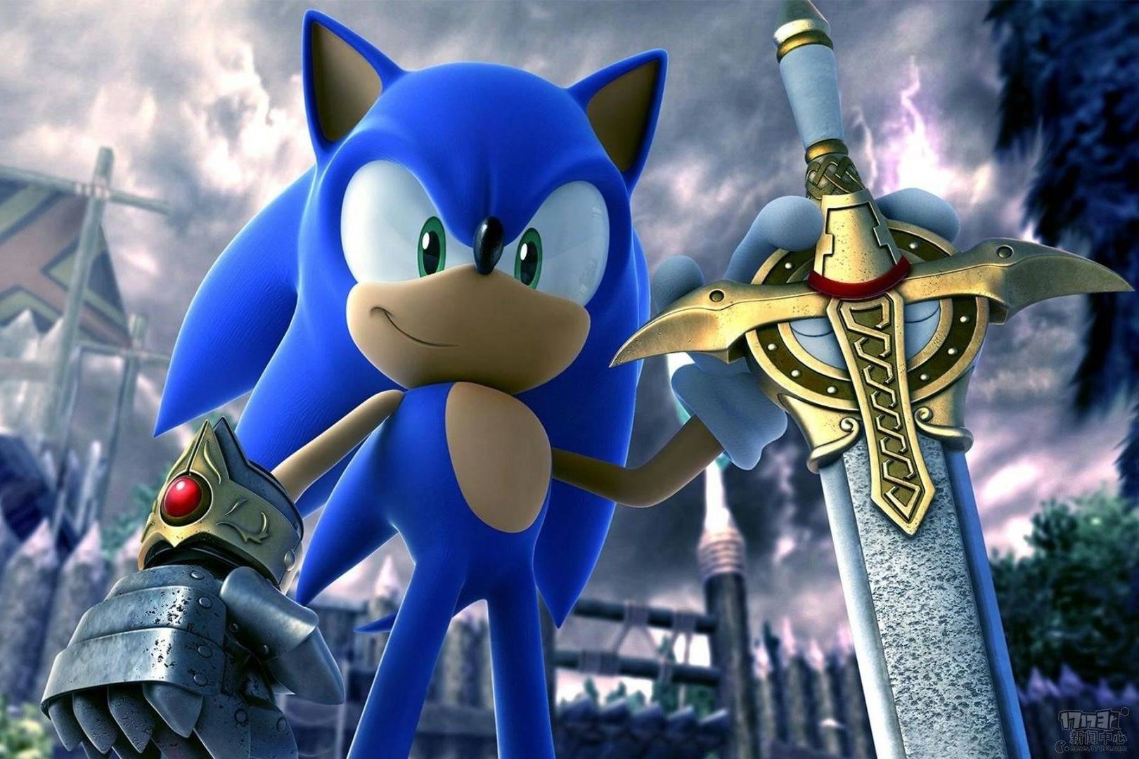 拥有超音速小子能力的刺猬索尼克孤身前往地球