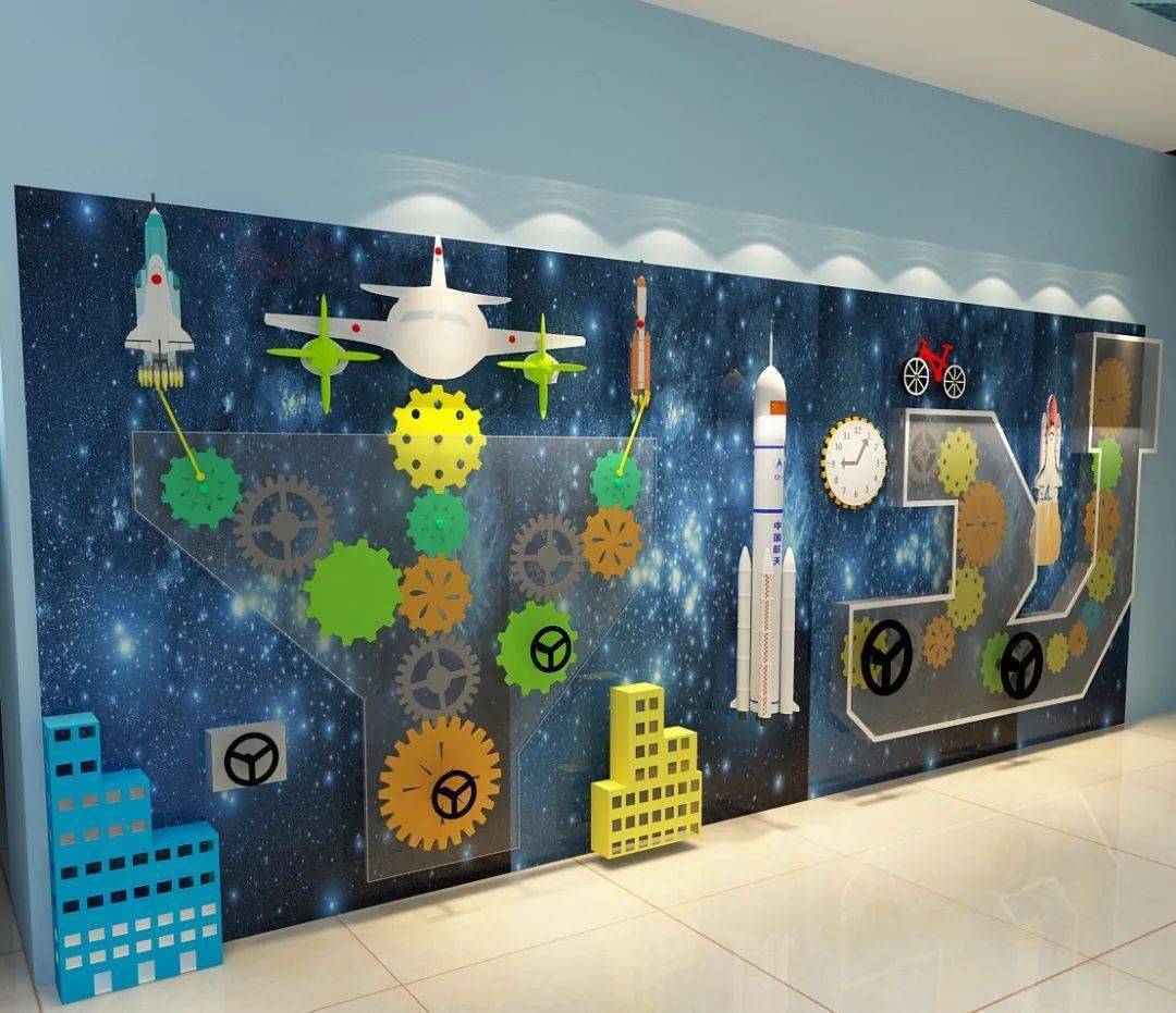 互动触摸墙,可以定制画面图案,适用于您想安放的各种特色空间,为校园