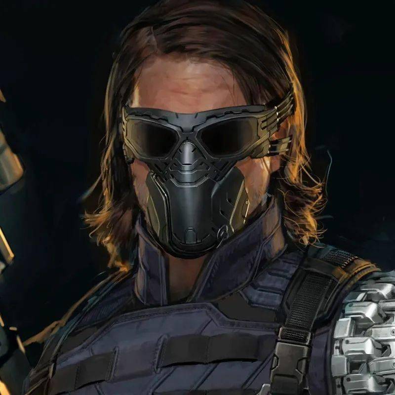 美队2冬兵弃用造型概念图确实没有现在帅