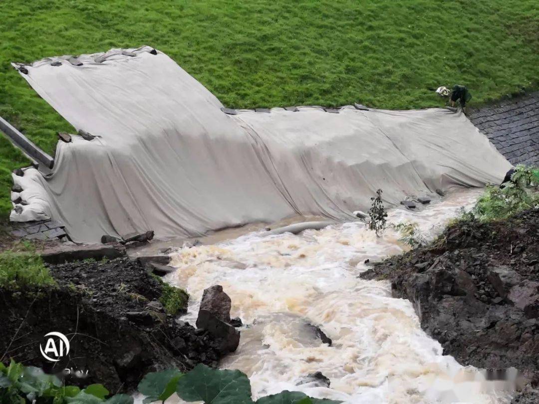 文疃北店银前水库溢洪冲刷坝脚防护措施坪上镇龙山水库坝后出现管涌后