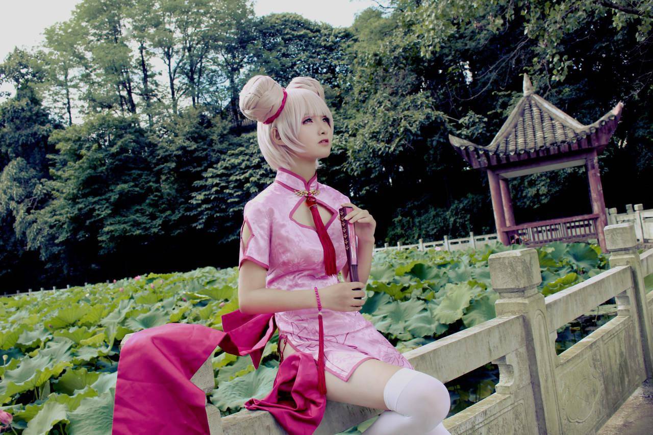 王者荣耀小乔孙尚香同人旗袍cosplay