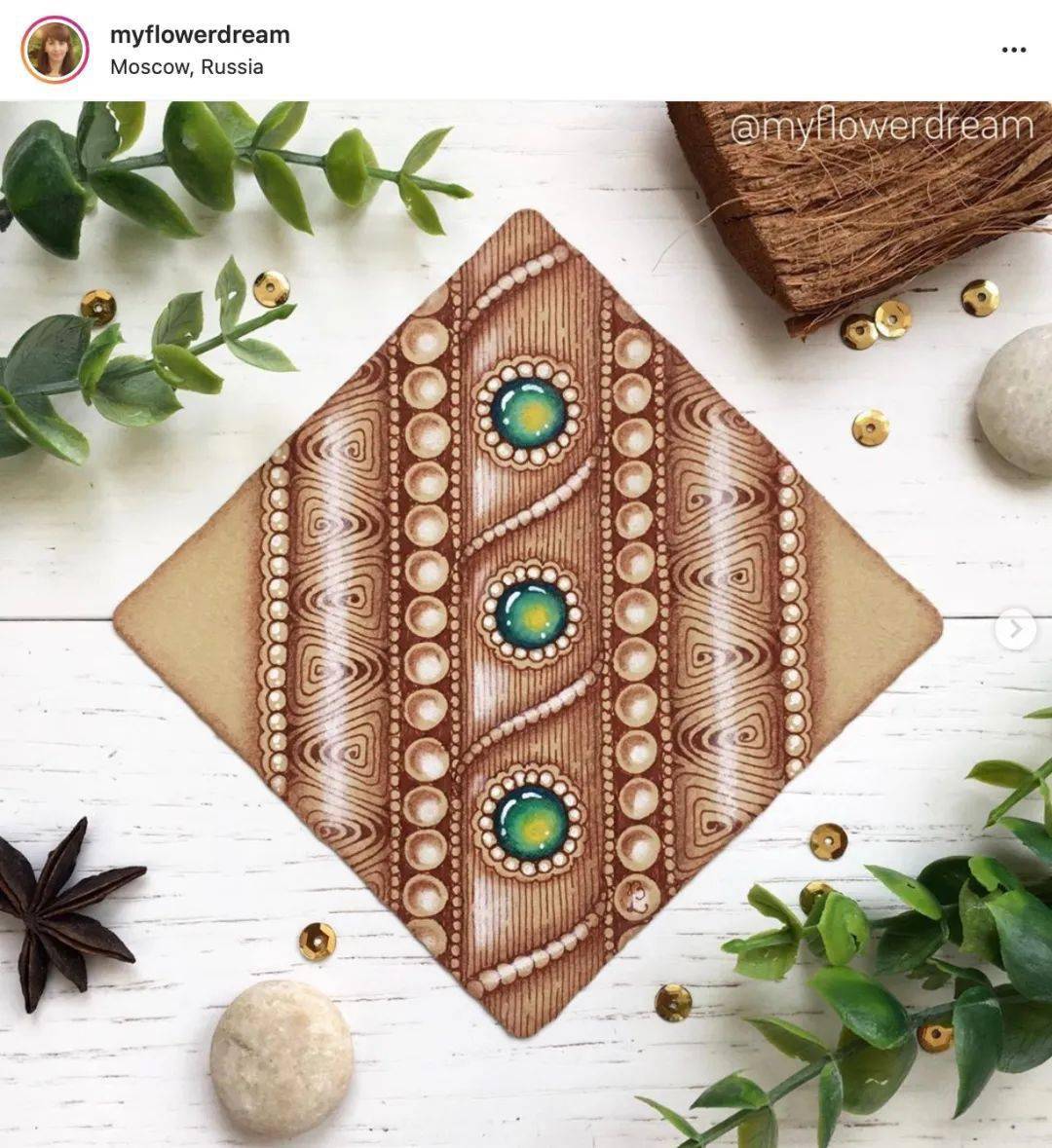 每天一张禅绕画羽毛技法feathering