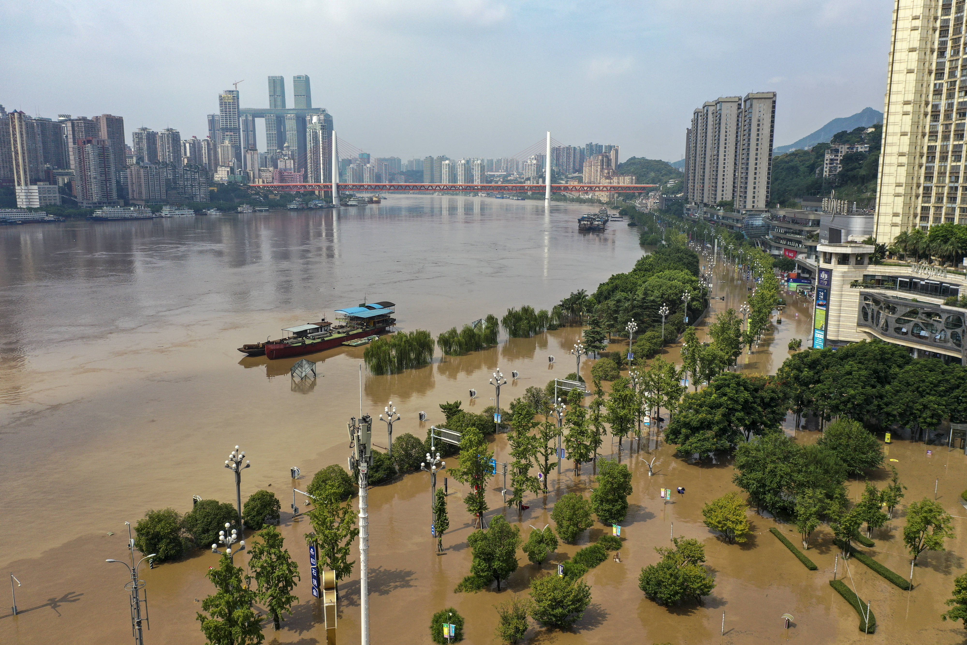 重庆洪灾图片
