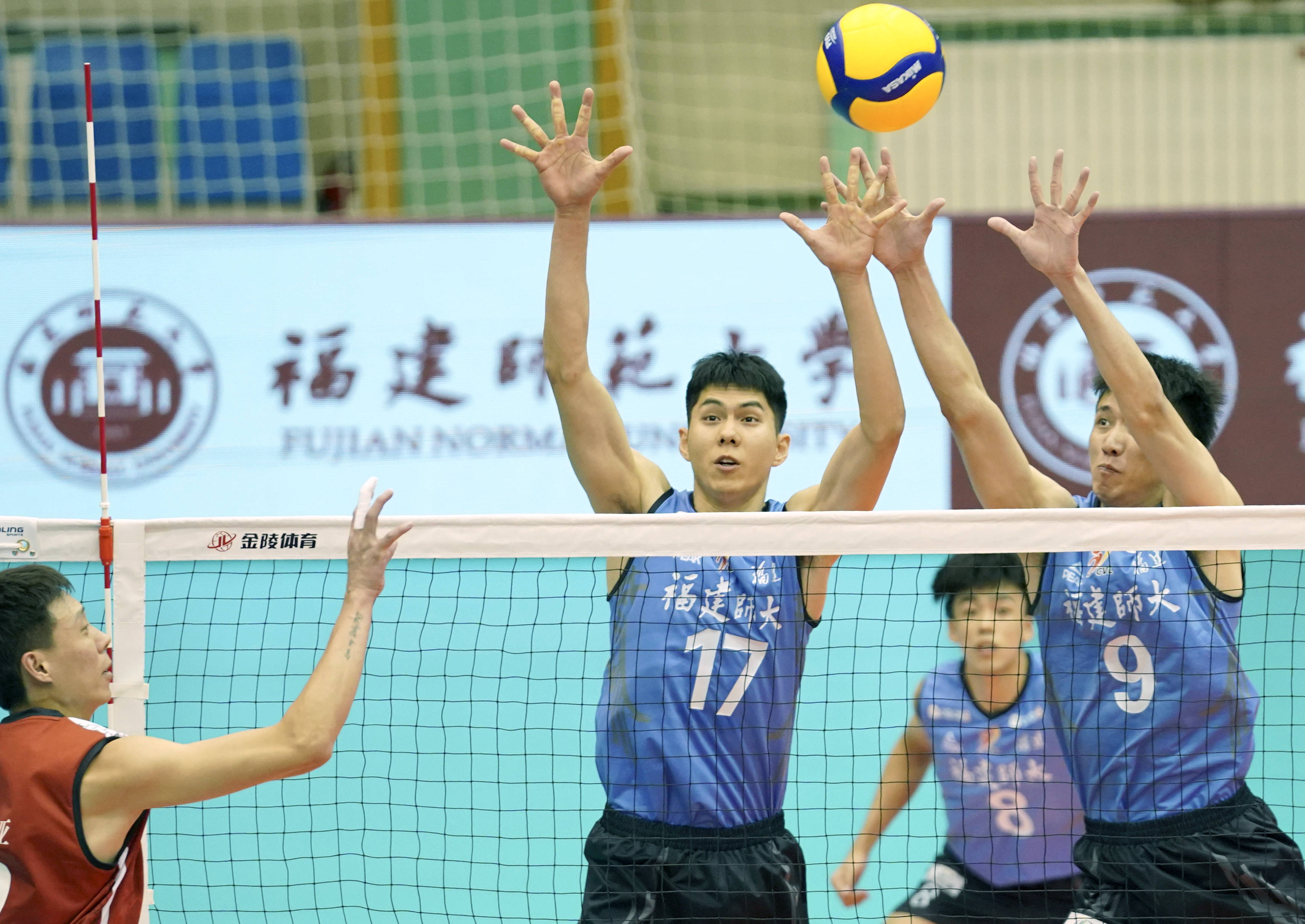 排球——男排超级联赛:福建胜河北