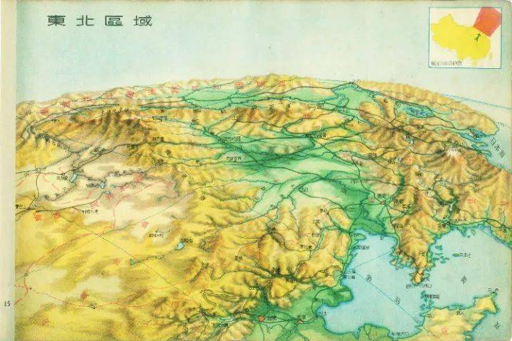 陈述彭院士绘制的中国地形鸟瞰图,令人震撼