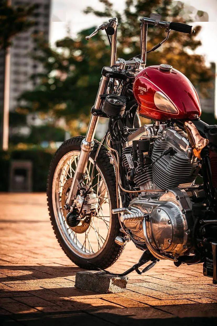 哈雷883l完全跳脱出原厂设计的改装每日一车