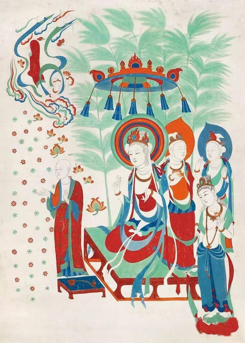 张大千临摹敦煌壁画高清作品全集
