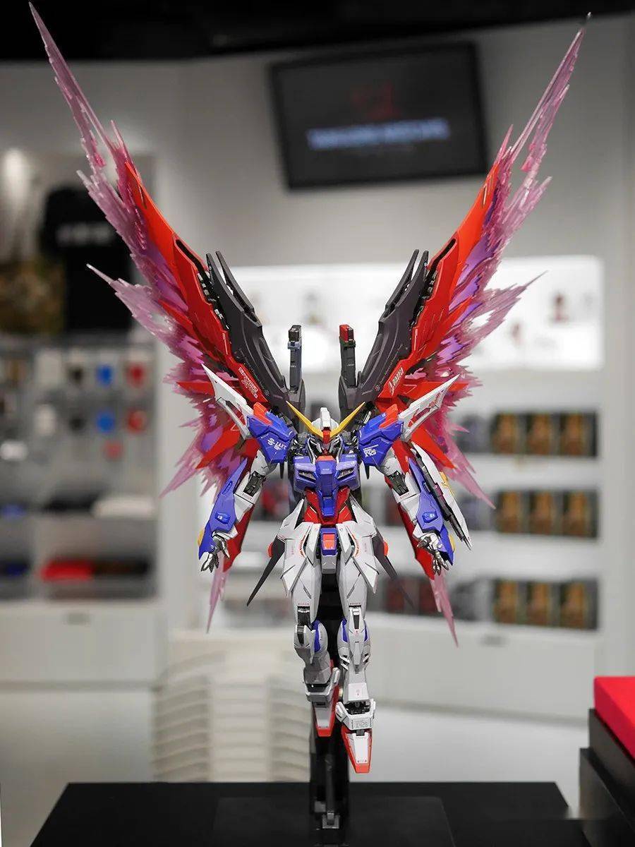 万代20年11月2020魂会场限定商品新展图mb命运高达魂红光翼近照