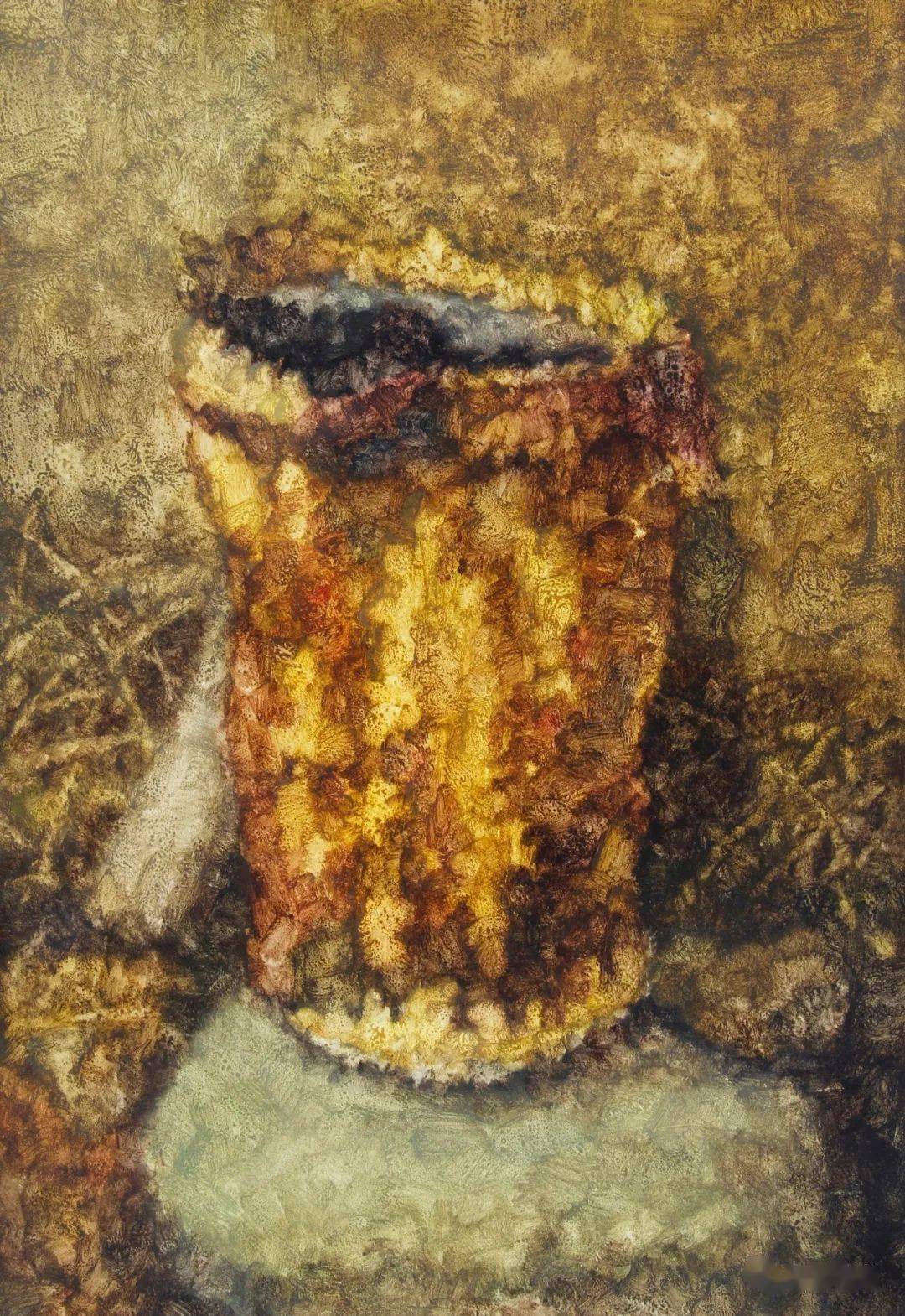 拾遗生活李锦恩水彩综合材料作品欣赏