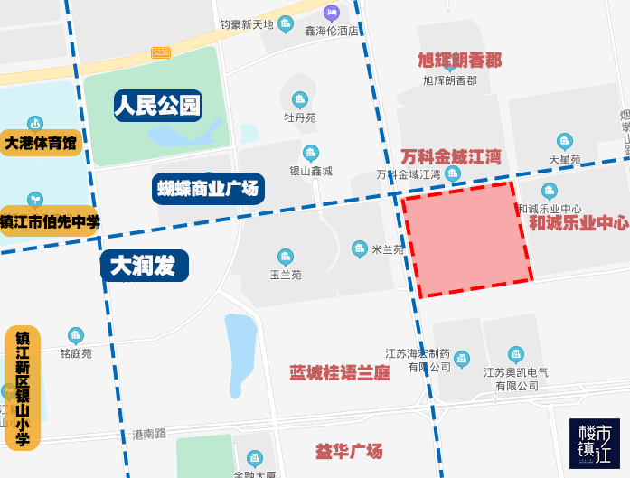 镇江新区大港规划图片
